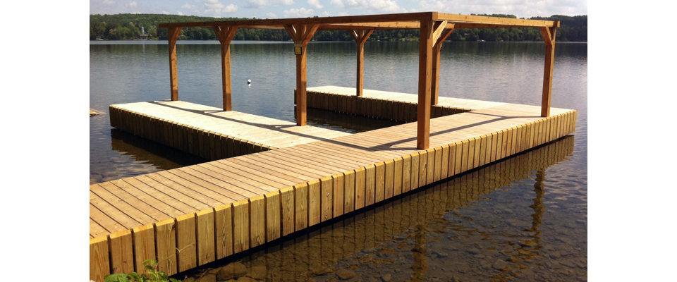 F Shaped Dock Cazenovia