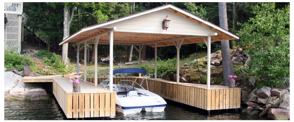 Our boat ports